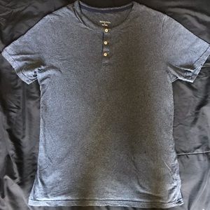 MERONA Henley Speckled Blue, Minimal Fashion